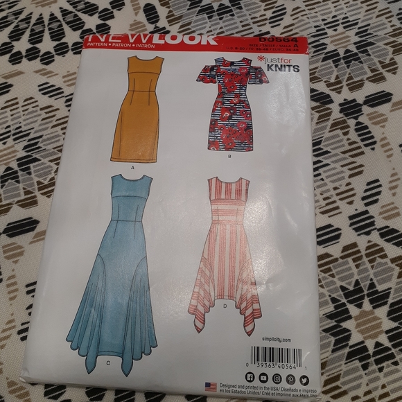 Pattern,  New Look, dress, sz 8- 20 - Picture 1 of 2